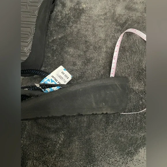 TEVA Mush wedge sandal Black US 9 - Picture 6 of 7